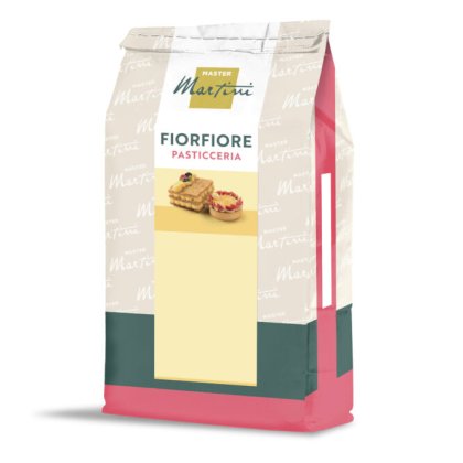 Sac de préparation pâtissière Master Martini Fiorfiore Pasticceria avec photo de pâte feuilletée et tarte sur l'embal...