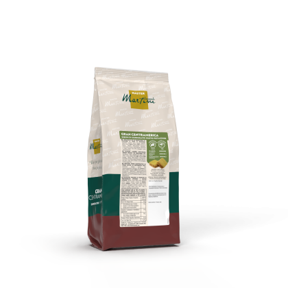 Sachet debout beige, vert et bordeaux de Master Martini Gran Centramerica saveur pistache